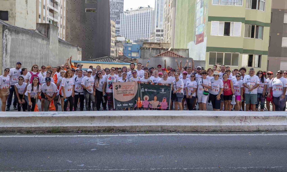 Confira as imagens do evento da Caminhada da Mulher Advogada em busca da Igualdade de Direitos.