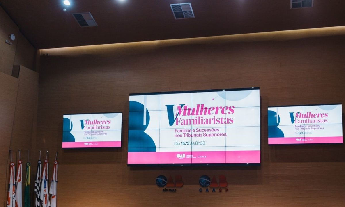 O tema da utilização dos precedentes qualificados está sendo discutido no Congresso de Mulheres Familiaristas da Ordem dos Advogados do Brasil, seção São Paulo.