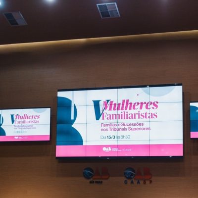 O tema da utilização dos precedentes qualificados está sendo discutido no Congresso de Mulheres Familiaristas da Ordem dos Advogados do Brasil, seção São Paulo.