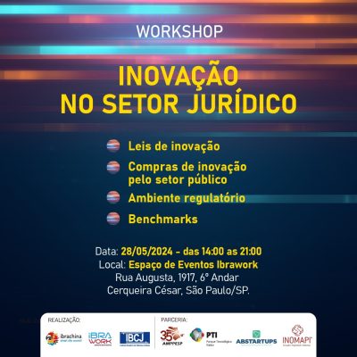 Workshop sobre inovação no campo do Direito organizado pelo IBCJ é realizado em São Paulo.
